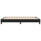 vidaXL Πλαίσιο Κρεβατιού Boxspring Μαύρο 140x190 εκ. Συνθετικό Δέρμα