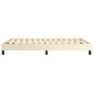 vidaXL Πλαίσιο Κρεβατιού Boxspring Κρεμ 140x190 εκ. Συνθετικό Δέρμα