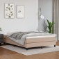vidaXL Πλαίσιο Κρεβατιού Boxspring Καπουτσίνο 140x190εκ. Συνθετ. Δέρμα