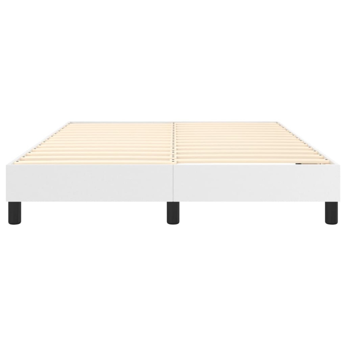 vidaXL Πλαίσιο Κρεβατιού Boxspring Λευκό 140x200 εκ. Συνθετικό Δέρμα