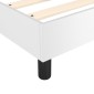 vidaXL Πλαίσιο Κρεβατιού Boxspring Λευκό 140x200 εκ. Συνθετικό Δέρμα