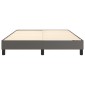 vidaXL Πλαίσιο Κρεβατιού Boxspring Γκρι 140x200 εκ. Συνθετικό Δέρμα