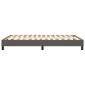 vidaXL Πλαίσιο Κρεβατιού Boxspring Γκρι 140x200 εκ. Συνθετικό Δέρμα