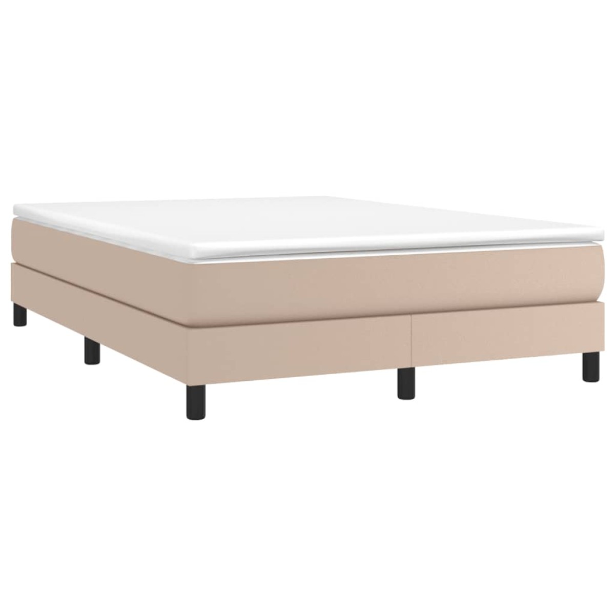 vidaXL Πλαίσιο Κρεβατιού Boxspring Καπουτσίνο 140x200εκ. Συνθετ. Δέρμα