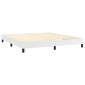 vidaXL Πλαίσιο Κρεβατιού Boxspring Λευκό 160x200 εκ. Συνθετικό Δέρμα