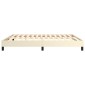 vidaXL Πλαίσιο Κρεβατιού Boxspring Κρεμ 160x200 εκ. Συνθετικό Δέρμα