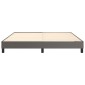 vidaXL Πλαίσιο Κρεβατιού Boxspring Γκρι 160x200 εκ. Συνθετικό Δέρμα