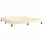 vidaXL Πλαίσιο Κρεβατιού Boxspring Κρεμ 180x200 εκ. Συνθετικό Δέρμα