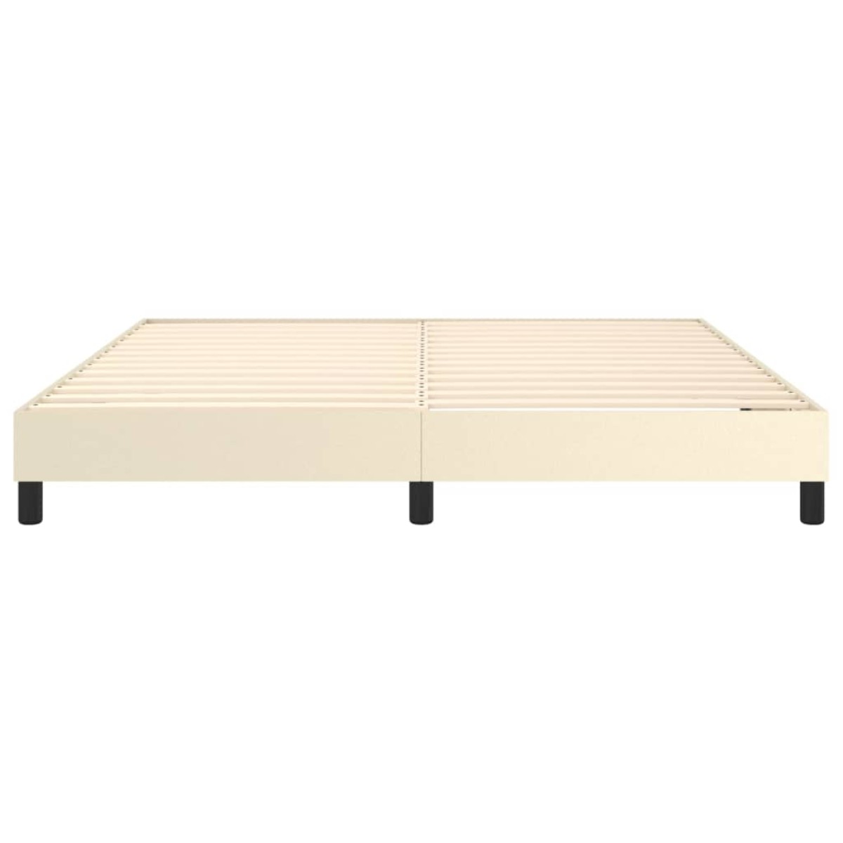 vidaXL Πλαίσιο Κρεβατιού Boxspring Κρεμ 180x200 εκ. Συνθετικό Δέρμα