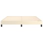 vidaXL Πλαίσιο Κρεβατιού Boxspring Κρεμ 180x200 εκ. Συνθετικό Δέρμα
