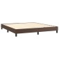 vidaXL Πλαίσιο Κρεβατιού Boxspring Καφέ 180x200 εκ. Συνθετικό Δέρμα