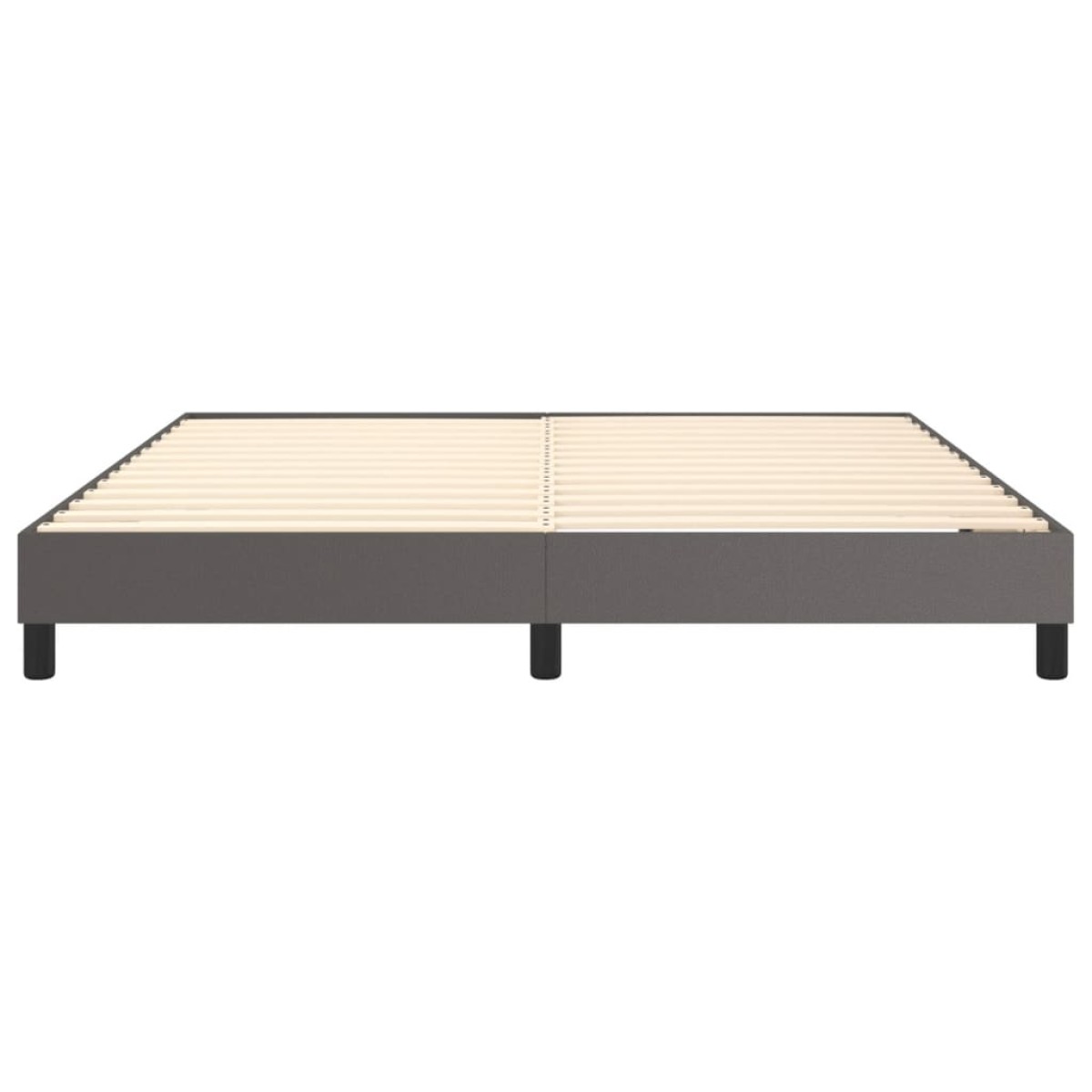 vidaXL Πλαίσιο Κρεβατιού Boxspring Γκρι 180x200 εκ. Συνθετικό Δέρμα