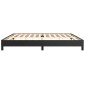 vidaXL Πλαίσιο Κρεβατιού Boxspring Μαύρο 200x200 εκ. Συνθετικό Δέρμα