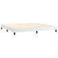 vidaXL Πλαίσιο Κρεβατιού Boxspring Λευκό 200x200 εκ. Συνθετικό Δέρμα