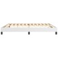 vidaXL Πλαίσιο Κρεβατιού Boxspring Λευκό 200x200 εκ. Συνθετικό Δέρμα