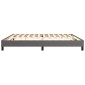 vidaXL Πλαίσιο Κρεβατιού Boxspring Γκρι 200x200 εκ. Συνθετικό Δέρμα