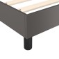 vidaXL Πλαίσιο Κρεβατιού Boxspring Γκρι 200x200 εκ. Συνθετικό Δέρμα
