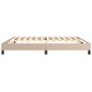 vidaXL Πλαίσιο Κρεβατιού Boxspring Καπουτσίνο 200x200εκ. Συνθετ. Δέρμα