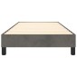 vidaXL Πλαίσιο Κρεβατιού Boxspring Σκούρο Γκρι 80x200 εκ. Βελούδινο
