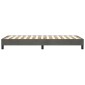 vidaXL Πλαίσιο Κρεβατιού Boxspring Σκούρο Γκρι 80x200 εκ. Βελούδινο