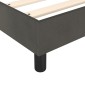 vidaXL Πλαίσιο Κρεβατιού Boxspring Σκούρο Γκρι 80x200 εκ. Βελούδινο