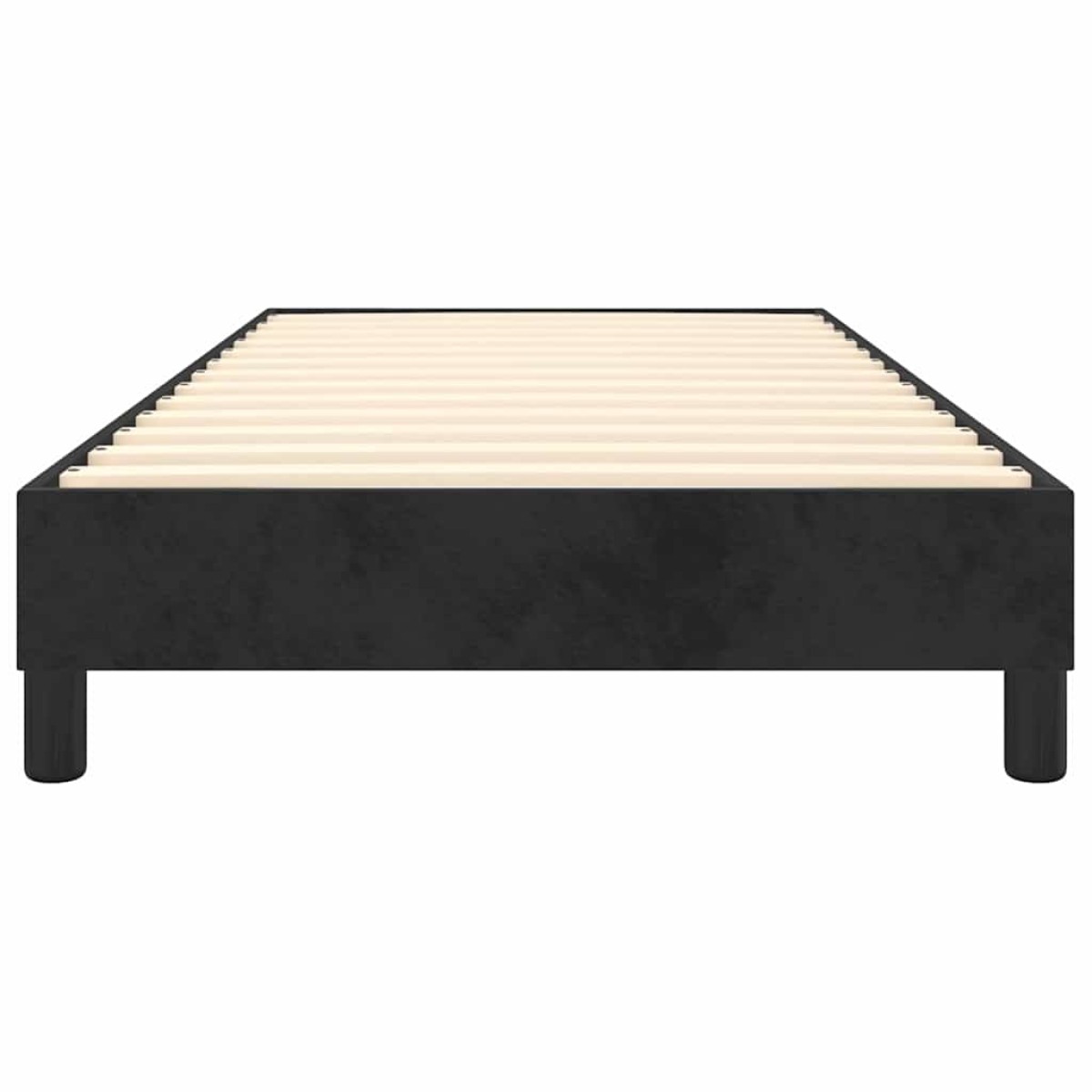 vidaXL Πλαίσιο Κρεβατιού Boxspring Μαύρο 80 x 200 εκ. Βελούδινο