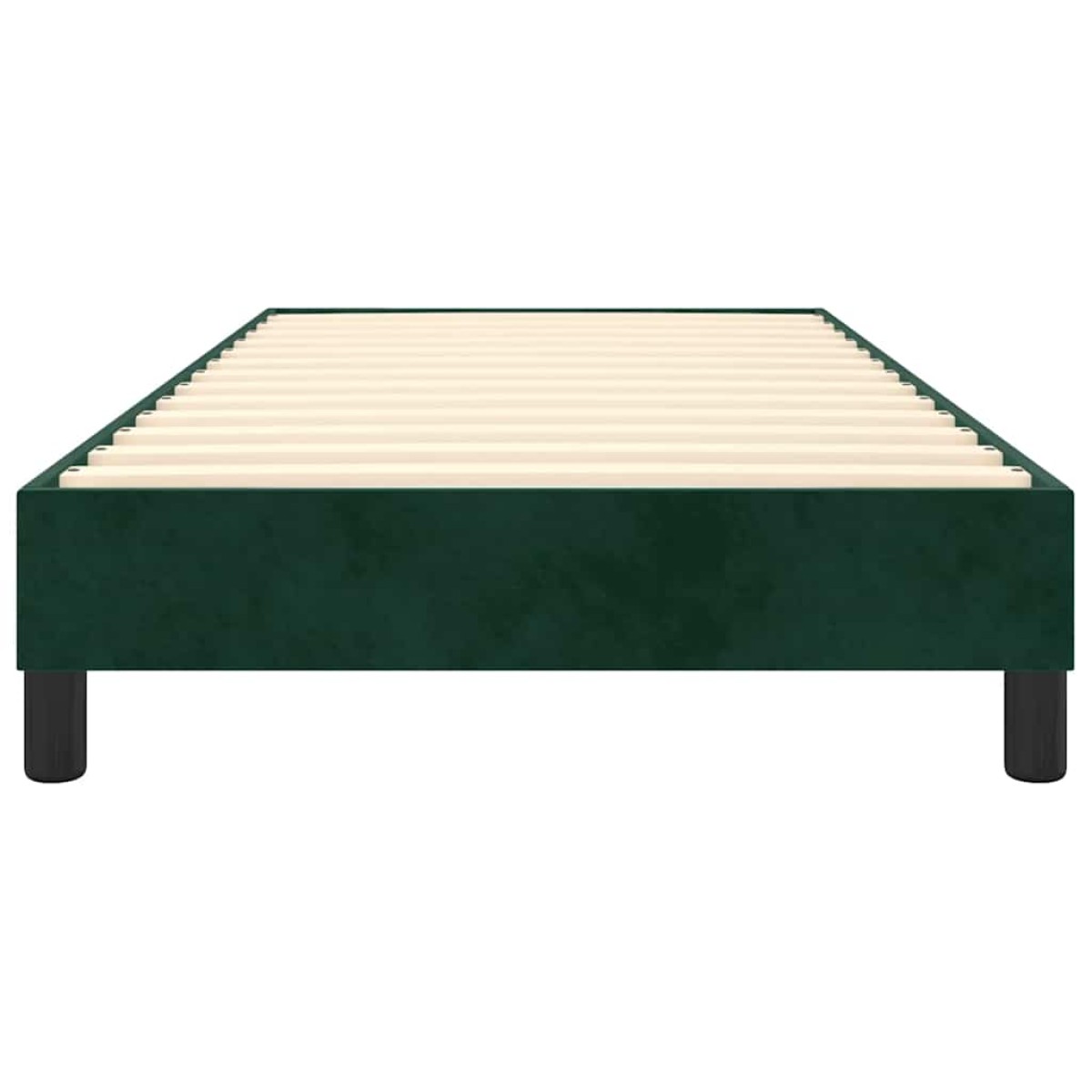 vidaXL Πλαίσιο Κρεβατιού Boxspring Σκούρο Πράσινο 80x200 εκ Βελούδινο