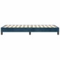 vidaXL Πλαίσιο Κρεβατιού Boxspring Σκούρο Μπλε 80x200 εκ. Βελούδινο