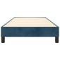 vidaXL Πλαίσιο Κρεβατιού Boxspring Σκούρο Μπλε 90x190 εκ. Βελούδινο