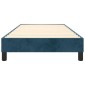 vidaXL Πλαίσιο Κρεβατιού Boxspring Σκούρο Μπλε 90x200 εκ. Βελούδινο