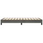 vidaXL Πλαίσιο Κρεβατιού Boxspring Σκούρο Γκρι 100x200 εκ. Βελούδινο