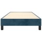 vidaXL Πλαίσιο Κρεβατιού Boxspring Σκούρο Μπλε 100x200 εκ. Βελούδινο