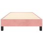 vidaXL Πλαίσιο Κρεβατιού Boxspring Ροζ 100x200 εκ. Βελούδινο