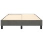 vidaXL Πλαίσιο Κρεβατιού Boxspring Σκούρο Γκρι 120x200 εκ. Βελούδινο