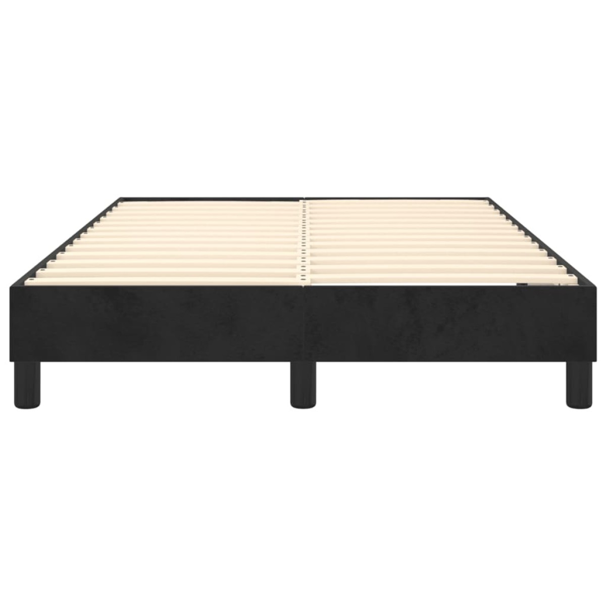 vidaXL Πλαίσιο Κρεβατιού Boxspring Μαύρο 120 x 200 εκ. Βελούδινο