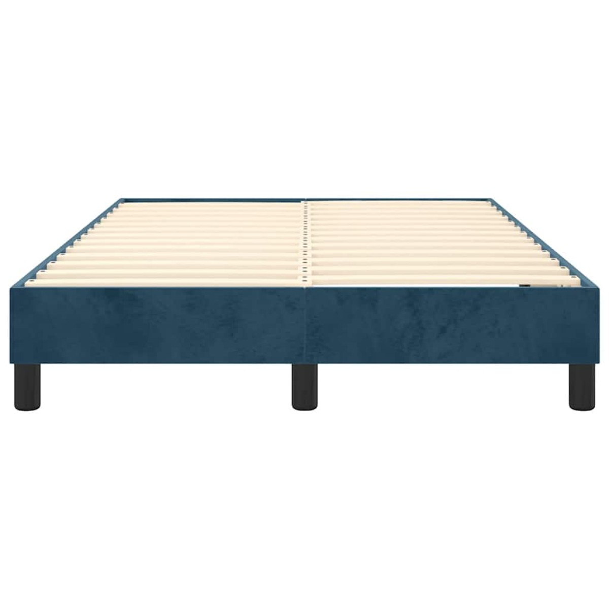 vidaXL Πλαίσιο Κρεβατιού Boxspring Σκούρο Μπλε 120x200 εκ. Βελούδινο