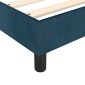 vidaXL Πλαίσιο Κρεβατιού Boxspring Σκούρο Μπλε 120x200 εκ. Βελούδινο