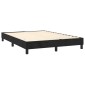 vidaXL Πλαίσιο Κρεβατιού Boxspring Μαύρο 140x190 εκ. Βελούδινο