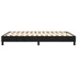 vidaXL Πλαίσιο Κρεβατιού Boxspring Μαύρο 140x190 εκ. Βελούδινο