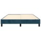 vidaXL Πλαίσιο Κρεβατιού Boxspring Σκούρο Μπλε 140x190 εκ. Βελούδινο
