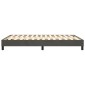 vidaXL Πλαίσιο Κρεβατιού Boxspring Σκούρο Γκρι 140x200 εκ. Βελούδινο
