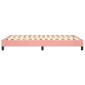 vidaXL Πλαίσιο Κρεβατιού Boxspring Ροζ 140x200 εκ. Βελούδινο