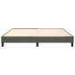 vidaXL Πλαίσιο Κρεβατιού Boxspring Σκούρο Γκρι 160x200 εκ. Βελούδινο