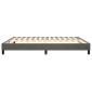 vidaXL Πλαίσιο Κρεβατιού Boxspring Σκούρο Γκρι 160x200 εκ. Βελούδινο