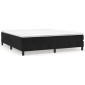 vidaXL Πλαίσιο Κρεβατιού Boxspring Μαύρο 160x200 εκ. Βελούδινο
