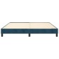 vidaXL Πλαίσιο Κρεβατιού Boxspring Σκούρο Μπλε 160x200 εκ. Βελούδινο