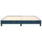 vidaXL Πλαίσιο Κρεβατιού Boxspring Σκούρο Μπλε 180x200 εκ. Βελούδινο