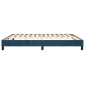 vidaXL Πλαίσιο Κρεβατιού Boxspring Σκούρο Μπλε 180x200 εκ. Βελούδινο