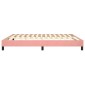 vidaXL Πλαίσιο Κρεβατιού Boxspring Ροζ 180x200 εκ. Βελούδινο