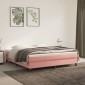 vidaXL Πλαίσιο Κρεβατιού Boxspring Ροζ 180x200 εκ. Βελούδινο